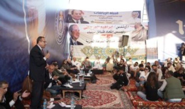 اتحاد قبائل سيناء يرحب بوفد الشركة المتحدة للخدمات الإعلامية بمدينة العريش