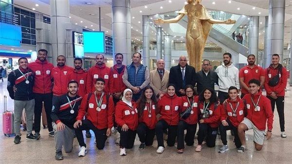 الرياضة تستقبل بعثتي رفع الأثقال والكانوي والكياك بعد مشاركتهما ببطولة العالم وأفريقيا