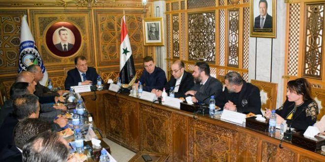 مباحثات تعاون سورية روسية في مجالات الصناعة والتجارة والاستثمار