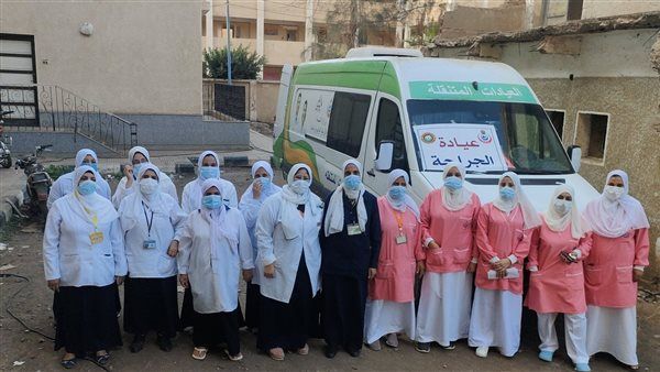 قافلة سكانية متكاملة بقرية صفط العنب بكوم حمادة في البحيرة