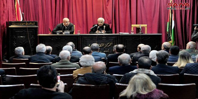 (فائض القوة بين الإنسانية والبشرية) محاضرة للدكتور نبيل طعمة في ثقافي أبو رمانة