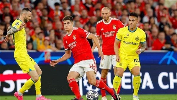دوري أبطال أوروبا، تعادل درامي بين إنتر ميلان وبنفيكا في المجموعة الرابعة