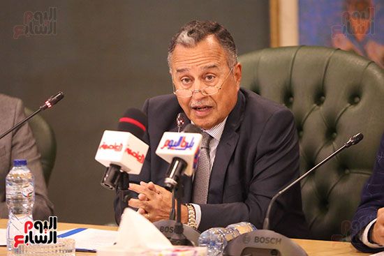 نبيل فهمى بنقابة الصحفيين (1)