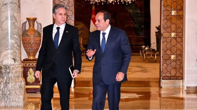 السيسي وبلينكن بحثا في القاهرة جهود التوصل لوقف النار في غزة "وأهمية الأونروا"