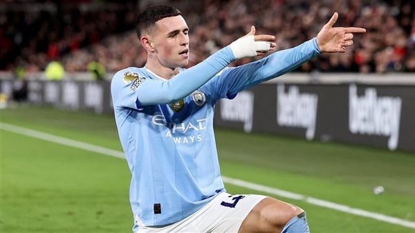 هاتريك فيل فودين يقود مانشستر سيتي للفوز على برينتفورد بالدوري الإنجليزي