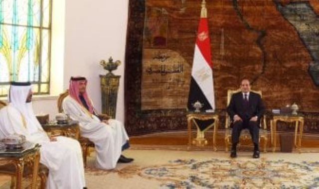 الرئيس السيسى ورئيس وزراء قطر يؤكدان الخطورة البالغة لتصعيد العمليات برفح جنوب غزة