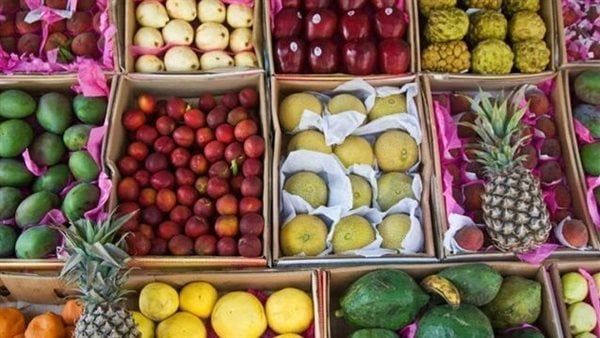 أسعار الفاكهة اليوم، التفاح يبدأ من 55 جنيهًا بسوق العبور