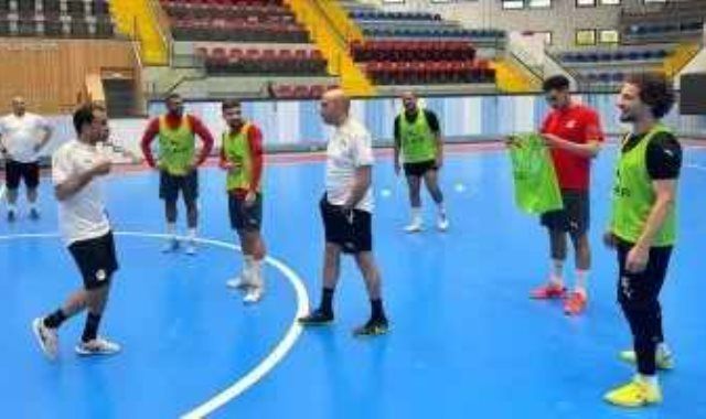 منتخب الصالات يتقدم على ناميبيا 3-2 فى الشوط الأول