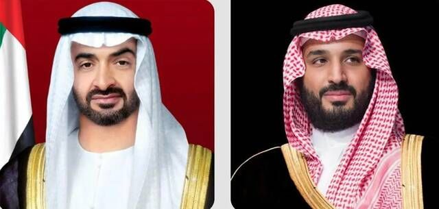 ولي العهد ورئيس الإمارات يبحثان تداعيات التصعيد العسكري في المنطقة