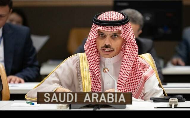 وزير الخارجية السعودي: نحتاج إلى مسار حقيقي لإقامة دولة فلسطينية