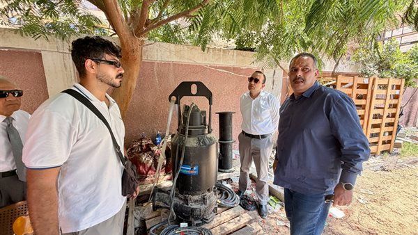 نائب محافظ الإسماعيلية يتابع مشروع تطوير منظومة الصرف الصحي بأرض الجمعيات