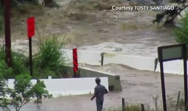 بالفيديو.. لحظة ارتفاع الأنهار فى بورتوريكو قبل العاصفة الاستوائية كارين