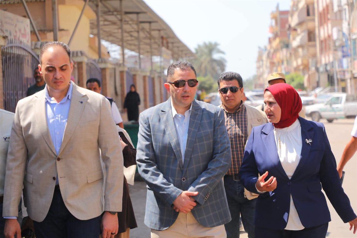 جولة ميدانية لمحافظ دمياط بمركز فارسكور