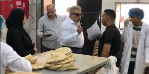 اللواء طارق مرزوق يتفقد مخبز محافظة الدقهلية بدكرنس للخبز المدعم