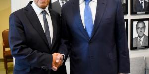 وزير الخارجية يلتقي نظيره الروسي