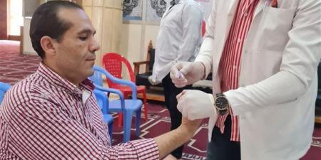 تجميع 1341 كيس دم ضمن مبادرة «100 مليون صحة» بالغربية