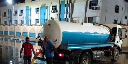 انفجار خط مياه بمحيط استاد الإسماعيلية وتدخل عاجل لإنقاذ الموقف