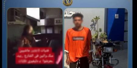 مشادة بسبب أولوية المرور تنتهي بتلفيات في سيارة طالبتين بالبساتين (فيديو)
