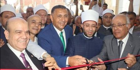 وزير الأوقاف ومحافظ القليوبية يفتتحان مجمع الرحمة الإسلامي بقرية الحصة بطوخ