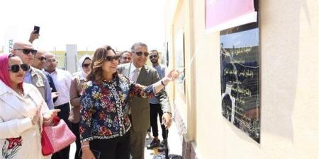 وزيرة التنمية المحلية ومحافظ القليوبية يفتتحان المحطتين الوسيطتين للمخلفات بعرب العليقات