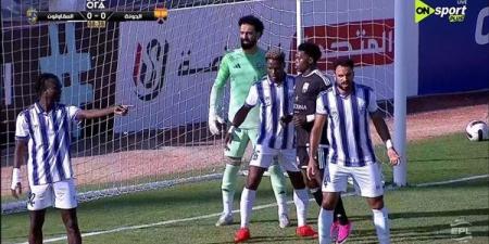 الدوري الممتاز، المقاولون يتقدم على الجونة بهدف نظيف في الشوط الأول