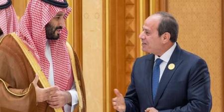 السيسي وولي العهد يؤكدان وحدة المصير وتعزيز التعاون المصري السعودي