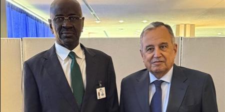 نبيل فهمي يلتقي وزير الخارجية الموريتاني على هامش أعمال الجمعية العامة للأمم المتحدة