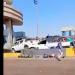 تريلا اقتحمت بوابة الرسوم، اللقطات الأولى لحادث تصادم السيارات بطريق بلبيس الإقليمي (فيديو)