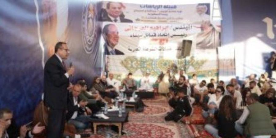 اتحاد قبائل سيناء يرحب بوفد الشركة المتحدة للخدمات الإعلامية بمدينة العريش