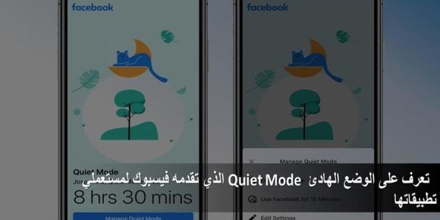 تعرف على الوضع الهادئ Quiet Mode الذي تقدمه فيسبوك لمستعملي تطبيقاتها