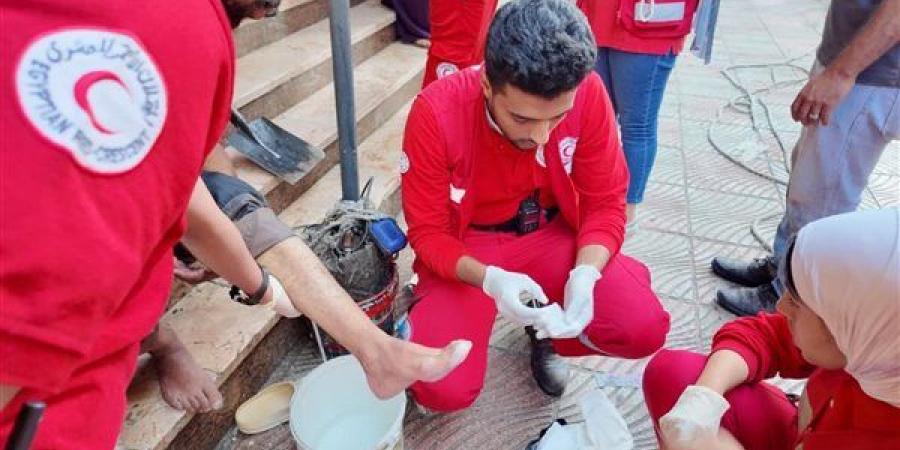 تحرك عاجل للهلال الأحمر لمساندة مصابي وأسر ضحايا حادث أتوبيس جنوب سيناء