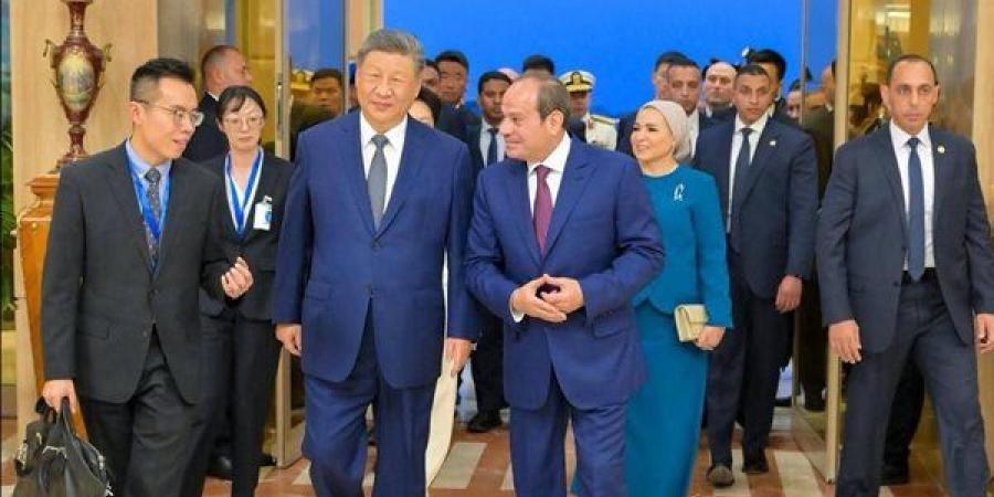 انتهاء القمة المصرية الصينية، وجلسة مباحثات موسعة لتنفيذ اتفاقيات التعاون