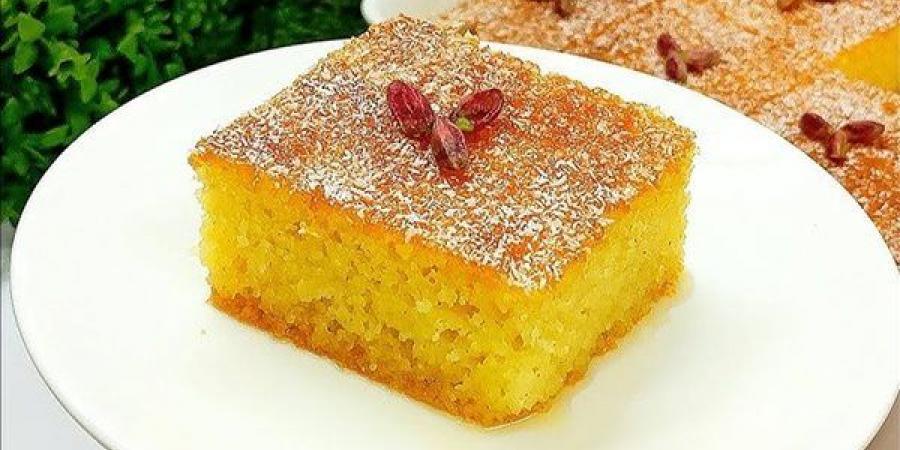 طريقة عمل كيكة البسبوسة بمذاق لذيذ لا يقاوم