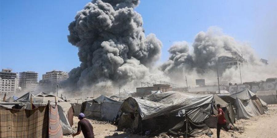 إصابات في غارة من مسيرة إسرائيلية على شارع الشفاء غربي مدينة غزة