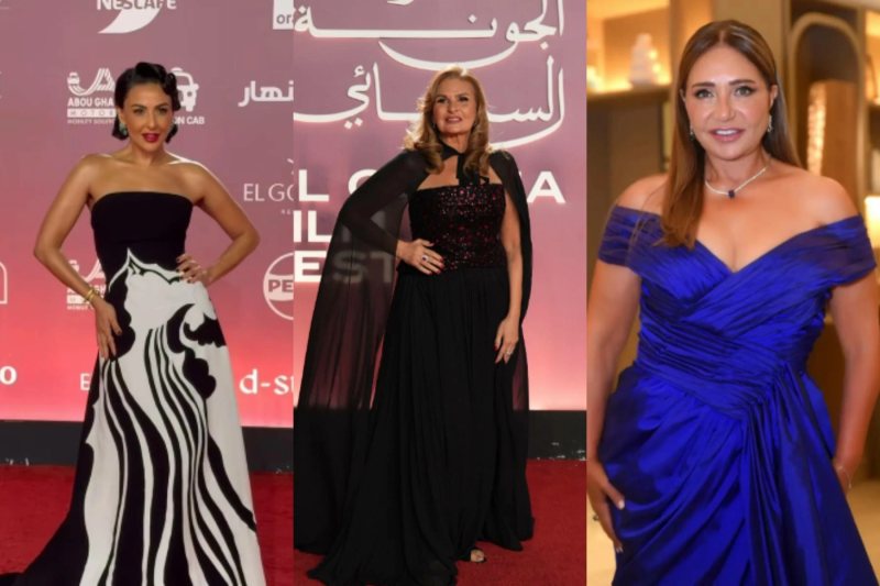 ليلى علوي بالأزرق الملكي.. أبرز إطلالات النجمات في اليوم الرابع من مهرجان الجونة السينمائي