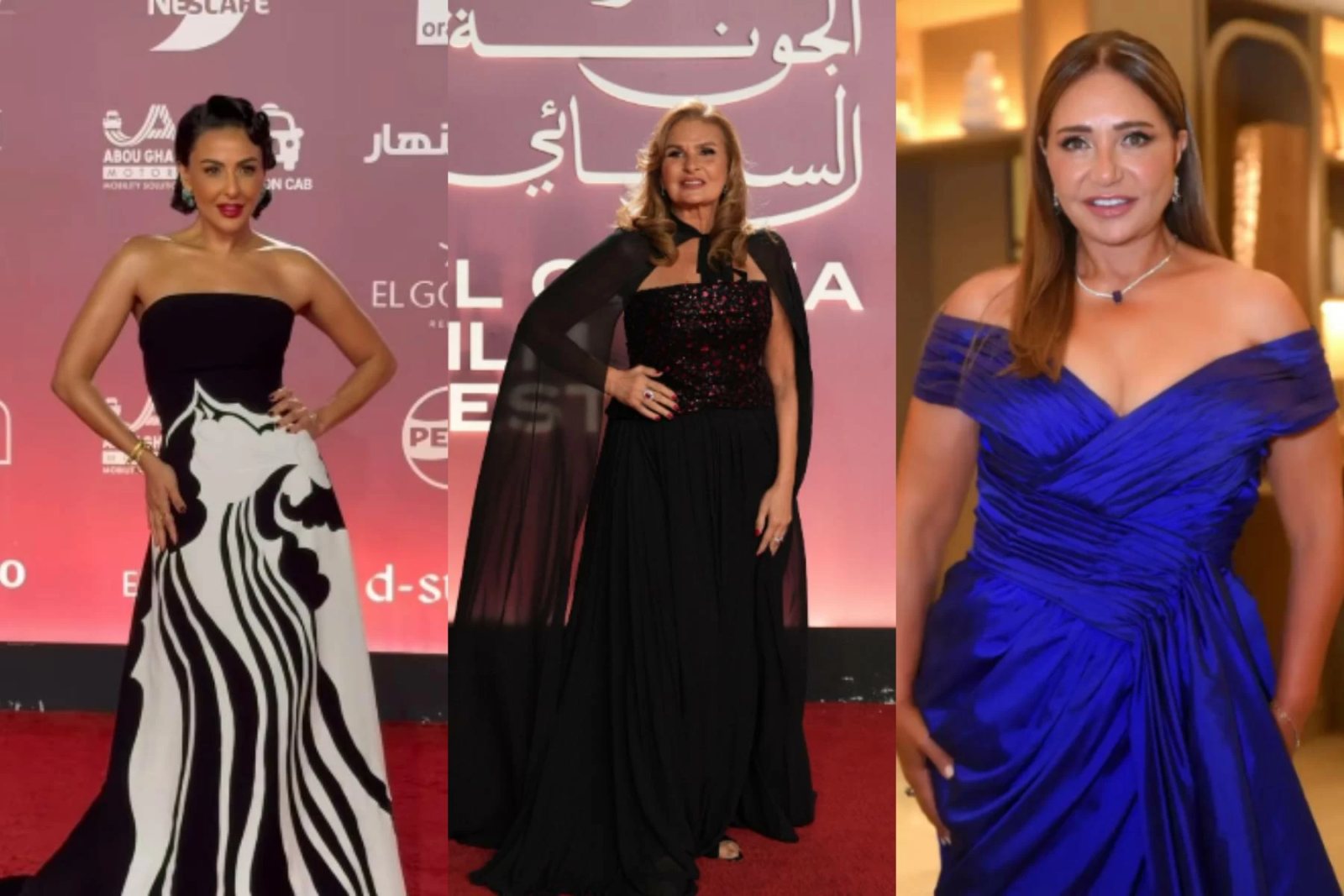 ليلى علوي بالأزرق الملكي.. أبرز إطلالات النجمات في اليوم الرابع من مهرجان الجونة السينمائي