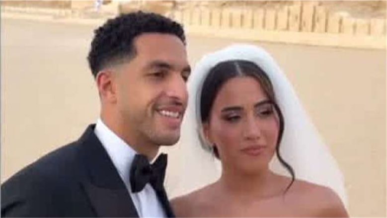 مصطفى شوبير يحتفل بزفافه أمام هرم سقارة ويغيب عن مواجهة كيتارا