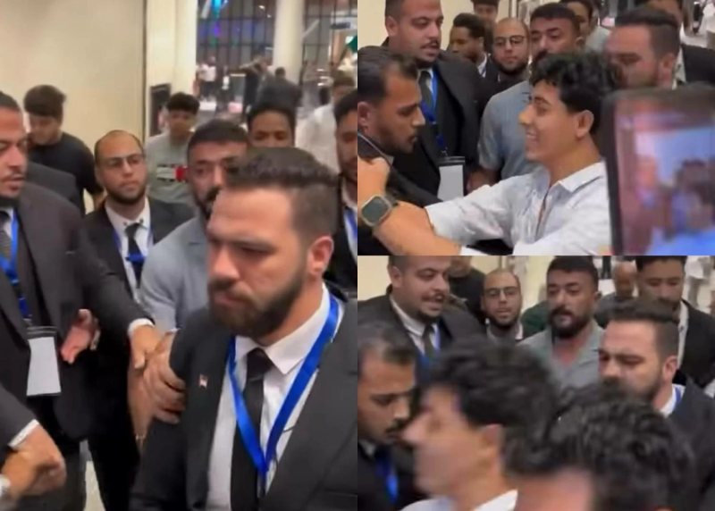 بعد دفعه وانتشار الفيديو.. أحمد العوضي يحرج «بودي جارد» بسبب معجب.. ماذا حدث؟