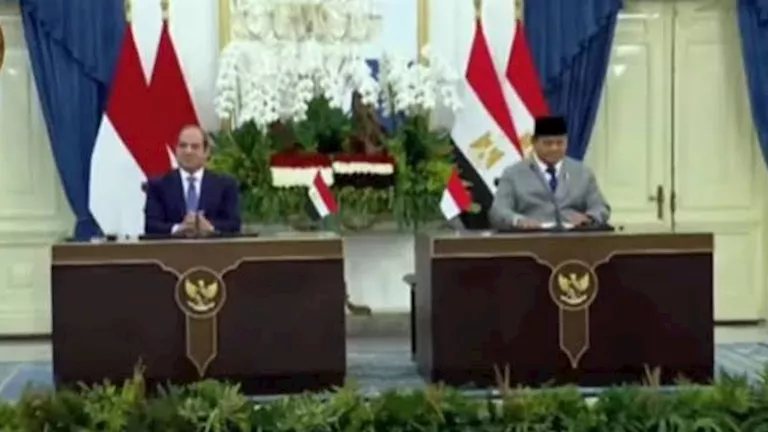 السيسي: نستهدف رفع التبادل التجاري مع إندونيسيا إلى 5 مليارات دولار في 2030