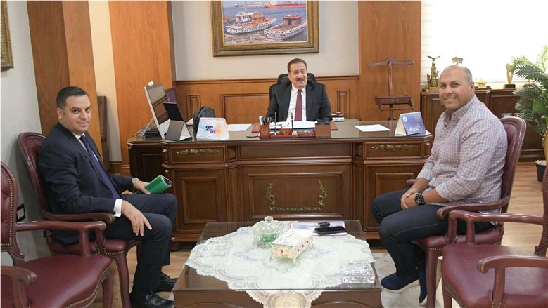محافظ بورسعيد يتابع الاستعدادات النهائية لافتتاح استاد النادي المصري