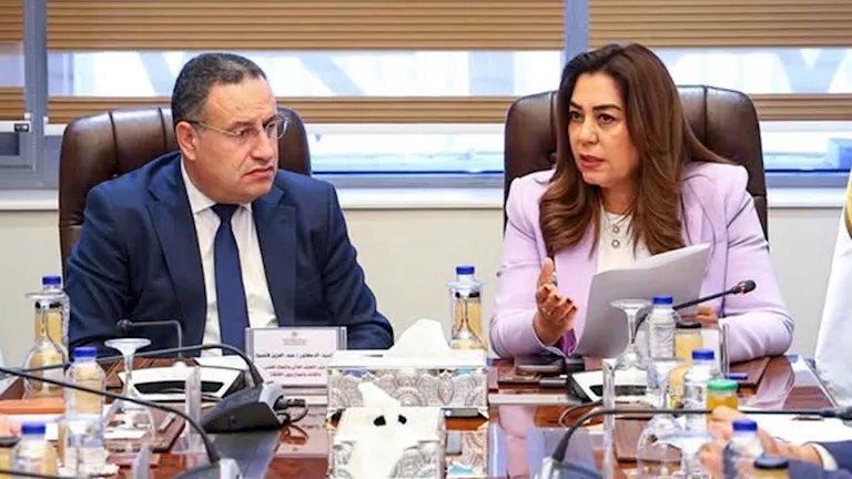 وزيرا التنمية المحلية والثقافة يتابعان تنفيذ تمثال مجدي يعقوب بالجيزة