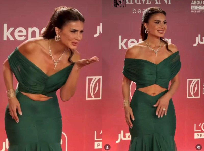 بفستان مكشوف.. نجلاء بدر تفجر مفاجأة من مهرجان الجونة السينمائي: «نفسي أعمل عمل عن سن اليأس»