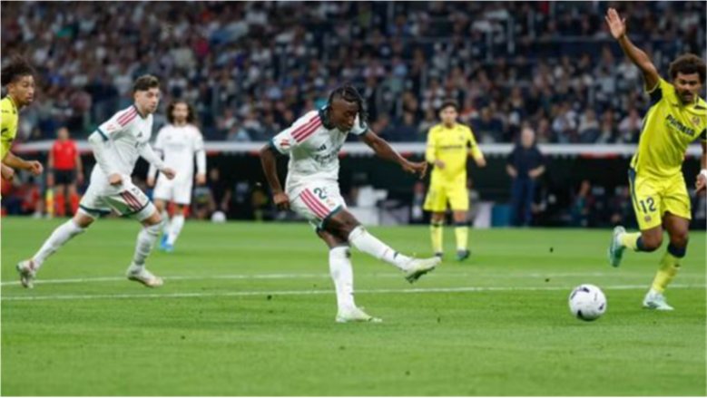 ريال مدريد يتجاوز فياريال بهدف ديومايندي رغم طرد فينيسيوس