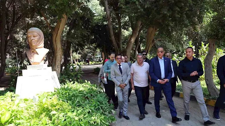 محافظ الجيزة يوجه برفع كفاءة حديقة المبدعين بالعجوزة والحفاظ على الأشجار