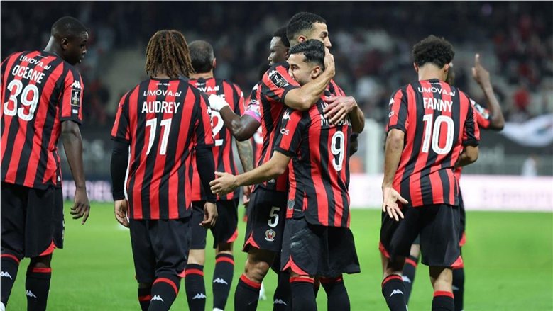 محمد عبد المنعم يقود دفاع نيس في انتصار عريض على رين بالدوري الفرنسي