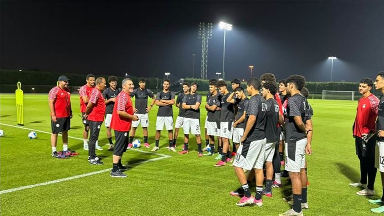منتخب الناشئين يستأنف تدريباته استعدادًا لمواجهة الصين