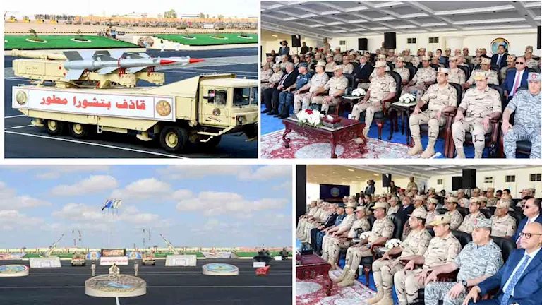 وزير الدفاع يشهد تفتيش الحرب لأحد تشكيلات المنطقة الشمالية العسكرية -(صور)