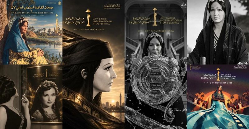 «فؤادة تفتح هويس البوسترات».. تصميمات افتراضية لأفيش مهرجان القاهرة السينمائي بعد جدل صورة شادية