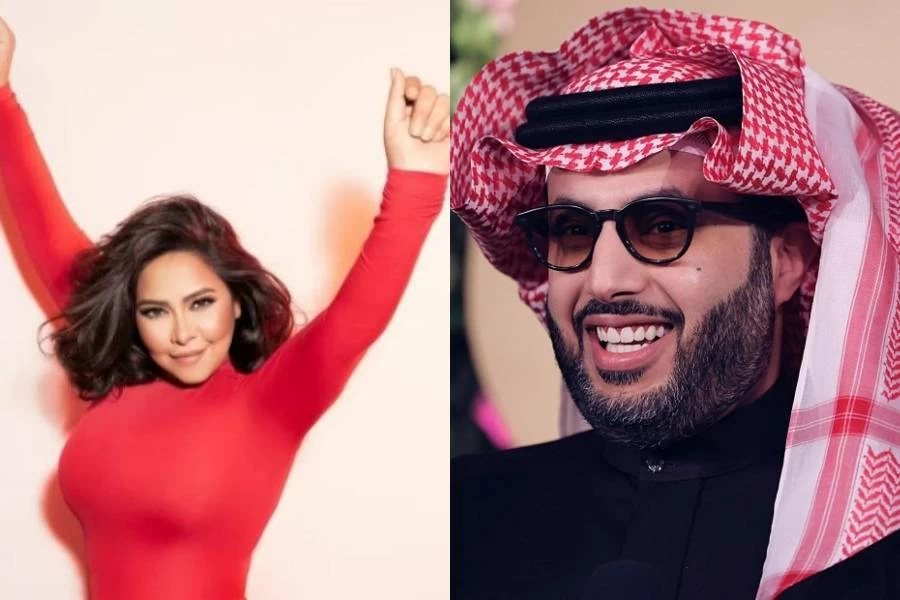 تركي آل الشيخ يشوّق الجمهور لحفل شيرين عبدالوهاب بصورة مع المايسترو وليد فايد