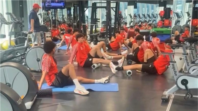 يوم استشفائي للاعبي منتخب الناشئين قبل نصف نهائي كأس الخليج